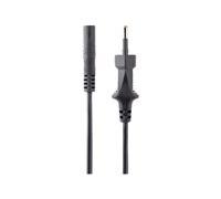 StarTech.com 2m (6ft) Laptop Power Cord, EU Plug to C7, 2.5A 250V, 18AWG, Notebook / Laptop Replacement AC Power Cord, Printer/Power Brick Cord, Europlug to IEC 60320 C7 - Laptop Charger Cable, Black (752E-2M-POWER-LEAD) - câble d'alimentation - Europlug