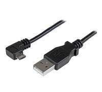 StarTech.com Câble de charge et synchronisation Micro USB de 1 m - USB-A vers Micro-B à angle droit - M/M - 0,25 mm² (USBAUB1MRA)