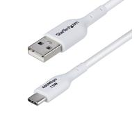 StarTech.com 3m (9.8ft) White USB-A to USB-C Charging Cable/Cord, M/M - Câble USB de type-C - USB pour 24 pin USB-C - 3 m