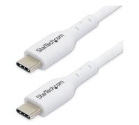 StarTech Câble USB-C 1 m – Charge et synchronisation, 60W (3A) PD, USB 2.0 – Blanc