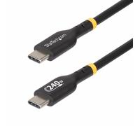 StarTech.com Câble de Charge USB-C de 2m, Charge et Synchronisation, 240W (5A) PD EPR, Câble de Charge USB 2.0 pour Ordinateur Portable, Certifié USB-