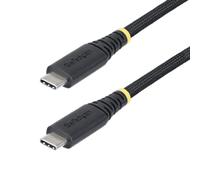 StarTech.com Câble de Charge USB-C de 3m, Durable et Ultra-Flexible, PD EPR 240W (5A), Câble de Recharge USB 2.0 pour Ordinateur Portable, Certifié USB-IF, Cordon de Recharge USB-C Robuste