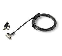 StarTech.com Câble de verrouillage à clé de 2 m pour ordinateur portable - K-Slot, Nano, Wedge Slot - Câble de sécurité - 2.03 m