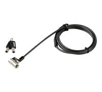 StarTech.com Câble de verrouillage à clé de 2 m pour ordinateur portable - K-Slot, Nano, Wedge Slot - Câble de sécurité - 2.03 m