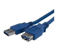 StarTech.com Câble d'extension bleu SuperSpeed USB 3.0 A vers A 1 m - M/F (USB3SEXT1M)