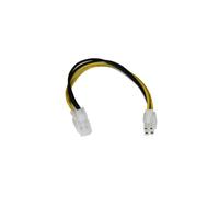 StarTech.com Câble d'extension d'alimentation processeur P4 4 broches ATX12V 20 cm -M/F