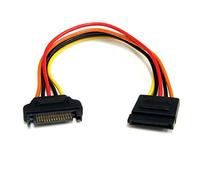 StarTech.com Câble d'extension d'alimentation SATA 15 broches 20 cm (SATAPOWEXT8)
