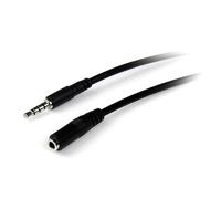 StarTech.com Câble d'extension de casque TRRS 4 positions 3,5 mm 2 m - M/F