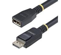 StarTech.com Câble d'Extension DisplayPort 1.4 de 3m, Câble d'Économie de Port DP 1.4, 8K 60Hz, Cordon Adaptateur d'Extension DP Mâle vers Femelle, Câble d'Extension DisplayPort, Gaine TPE, M/F