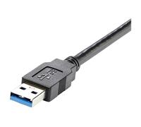 StarTech.com Câble d'extension SuperSpeed USB 3.0 de 1,5m - Rallonge / Prolongateur USB A vers A sur socle - Mâle / Femelle - Noir - Rallonge de câble USB - USB type A (F) pour USB type A (M) - USB 3.