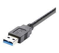StarTech.com Câble d'extension SuperSpeed USB 3.0 de 1,5m - Rallonge / Prolongateur USB A vers A sur socle - Mâle / Femelle - Noir - Rallonge de câble USB - USB type A (F) pour USB type A (M) -...