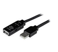 Startech USB2AAEXT35M Cable Alargador USB 2.0 Tipo A Macho/Hembra 35m Negro