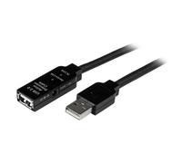 StarTech.com Câble d'extension USB 2.0 actif de 5m - Prolongateur / répéteur / rallonge USB - Mâle / Femelle