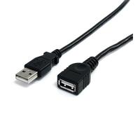 Startech.com Câble d'extension USB 2.0 Hi-Speed 1.8m - mâle à femelle usb vers - Extender - noir, garantie à vie
