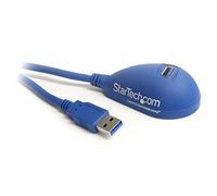 StarTech.com Câble d'extension USB 3.0 (5Gbps) A vers A de 1,5 m - Rallonge USB A SuperSpeed en bleu - M/F (USB3SEXT5DSK)