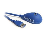 StarTech.com Câble d'extension USB 3.0 (5Gbps) A vers A de 1,5 m - Rallonge USB A SuperSpeed en bleu - M/F (USB3SEXT5DSK)
