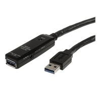 StarTech.com Câble d'extension USB 3.0 actif 10 m - M/F - Rallonge de câble USB - USB type A (M) pour USB type A (F) - USB 3.0 - 10 m - actif - noir - pour P/N: PEXUSB3S42V, PEXUSB3S44V...