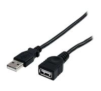 StarTech.com Câble d'extension USB Type-A de 3 m - M/F - Rallonge USB-A - Noir (USBEXTAA10BK) - Rallonge de câble USB - USB (M) pour USB (F) - USB 2.0 - 3 m - noir - pour P/N: 35FCREADBK3, ICUSB2321F,