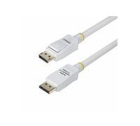 StarTech.com 6ft White VESA Certified DisplayPort 1.2 Cable with Latches - Câble DisplayPort - DisplayPort pour DisplayPort - 1.8 m