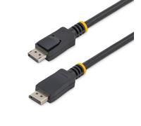 StarTech.com Câble DisplayPort 1.2 50cm - Câble DisplayPort Certifié VESA 4K x 2K Ultra HD - Câble Court DP à DP pour Moniteur - Cordon d'Affichage/Vidéo DP Fin - Connecteurs DP à Verrouillage