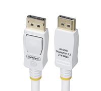StarTech.com 6ft White VESA Certified DisplayPort 1.2 Cable with Latches - Câble DisplayPort - DisplayPort pour DisplayPort - 1.8 m
