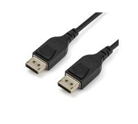 StarTech.com Câble DisplayPort 1.4 1m, 8K 60Hz, HBR3, HDR, Connecteurs Plaqué Or, Verrouillables, AWG 34, Bande Passante 32.4Gbps