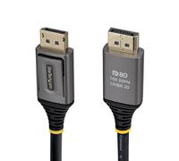 StarTech.com Câble DisplayPort 2.1 de 1m, Câble DisplayPort DP80 Certifié VESA, 10K/8K 60Hz Non Compressé, 16K 60Hz/8K 240Hz avec DSC 1.2a, Câble d'Éc
