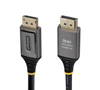 StarTech.com Câble DisplayPort 2.1 DP80 certifié VESA 1m UHBR20 10K/8K 60Hz non compressé 16K 60Hz/8K 240Hz avec DSC 1.2a HDCP 2.3 HDR10 MST