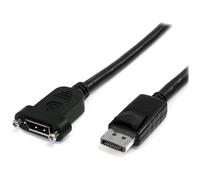 StarTech.com Câble DisplayPort à Montage sur Panneau de 91cm - 4K x 2K - Câble d'Extension DP 1.2 M/F - Câble d'Extension Vidéo DP avec Connecteur DP à Montage sur Panneau - Câble pour Moniteur DP
