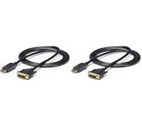 StarTech.com Câble DisplayPort vers DVI - 2 m - 1920 x 1200 - M/M - Câble Adaptateur convertisseur DisplayPort (DP) vers DVI - Cordon DisplayPort - Câble d'Écran DisplayPort passif (DP2DVI2MM6)