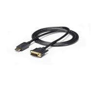 StarTech.com Câble DisplayPort vers DVI de 1,8m, Câble Adaptateur DisplayPort vers DVI, Convertisseur Vidéo Passif DP vers DVI-D, 1080p - Remplacement pour DP2DVIMM6
