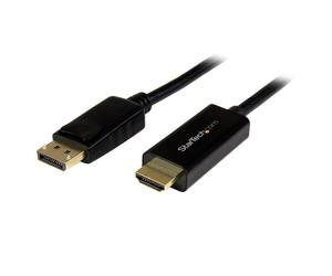 StarTech.com Câble DisplayPort vers HDMI 5m - 4K 30Hz - Adaptateur DP vers HDMI - Convertisseur pour Moniteur DP 1.2 à HDMI - Connecteur DP à Verrouillage - Cordon passif DP vers HDMI