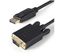StarTech.com Câble DP vers VGA - Cordon Adaptateur Convertisseur Actif d'Écran DP++/1.2 DP Mâle vers VGA Mâle de 91 cm d'Ordinateur Portable vers Vidéoprojecteur - 1920x1200 - Noir
