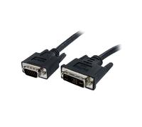 StarTech.com Câble DVI-A vers VGA 1m - Connecteurs DVI-A (Mâle) vers VGA HD15 (Mâle) - Contacts Nickel - RoHS - Noir - Référence DVIVGAMM1M