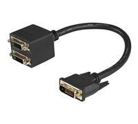 StarTech.com Câble Répartiteur en Y DVI-D vers 2x DVI-D 30 cm - Câble Splitter DVI-D - M/F