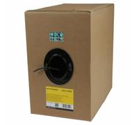 StarTech.com Câble Ethernet Cat 5e en Vrac - 304,8 m - Solide - Classé CMR - Noir - Conforme TAA