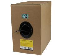 StarTech.com Ethernet Cable Cat5e UTP 305m Black CMR Certified - Network Coil
