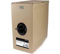 StarTech.com 1000 ft Bulk Roll of Black CMR Cat6 Solid UTP Riser Cable - Cat 6 Riser Cable - Cat.6 CMR Ethernet Cable - 23 AWG - Black (WIR6CMRBK) - Câble en vrac - 304.9 m - UTP - CAT 6 -...