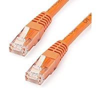 StarTech.com Câble Ethernet Cat5-7,6 m - Orange - Câble de raccordement - Câble réseau moulé Cat5 - Câble réseau Long - Câble Ethernet - Câble Cat 5-7,6 m