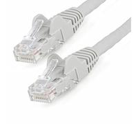 StarTech.com Câble Ethernet CAT6 2m - LSZH (Low Smoke Zero Halogen) - Cordon RJ45 UTP Anti-accrochage 10 GbE LAN - Câble Réseau Internet 650MHz 100W PoE - Gris - Snagless - 24AWG (N6LPATCH2MGR)