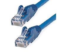 StarTech.com Câble Ethernet CAT6 5m - LSZH (Low Smoke Zero Halogen) - Cordon RJ45 UTP Anti-accrochage 10 GbE LAN - Câble Réseau Internet 650MHz 100W PoE - Bleu - Snagless - 24AWG (N6LPATCH5MBL) - cordon de raccordement - 5 m - bleu