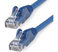 StarTech.com Câble Ethernet CAT6 7m - LSZH - 10Gb UTP RJ45 Câble réseau - 650MHz - 100W PoE - Câble patch snagless avec décharge de traction - pas de crochet - ETL - Bleu (N6LPATCH7MBL)