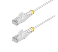 StarTech Câble Ethernet CAT6 fin - 5 m - blanc - UTP LSZH 28AWG - 100W PoE