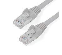 StarTech.com Câble Ethernet CAT6 de 6,1 m - Câble Ethernet Gigabit Cat 6 Gris - 650 MHz 100 W PoE++ RJ45 UTP Catégorie 6 - sans accroc avec Serre-câble - Certifié UL/TIA (N6PATCH20GR)