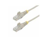 StarTech.com Câble Ethernet CAT6 Gris Fin de 5m, Sans Accroc, 100W PoE, UTP, LSZH, Fil de Cuivre Pur 28AWG, Cordon RJ45