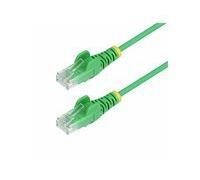 StarTech Câble Ethernet Slim CAT6 1 m Vert – UTP LSZH, 28AWG, 100W PoE, sans accroc