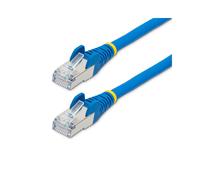 StarTech.com Câble Ethernet CAT6a 0.5m Bleu S/FTP LSZH RJ45 M/M 10GbE 500MHz 100W PoE++ Snagless avec Décharge de Tension