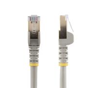 StarTech Câble Ethernet CAT6a 1,5 m – Blindé (STP) – 10 Gbit/s – RJ45 mâle/mâle – Gris – Sans crochet