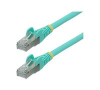Startech.com 1.5m cat6a ethernet cable - aqua - low smoke zero halogen