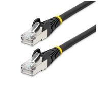 StarTech.com Câble Ethernet CAT6a 1m - Low Smoke Zero Halogen (LSZH) - 10 Gigabit 500MHz 100W PoE RJ45 S/FTP Cordon de Raccordement Réseau Snagless Turquoise avec Décharge de Tension